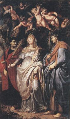 Peter Paul Rubens Saints Domitilla,Nereus and Achilleus (mk01) china oil painting image